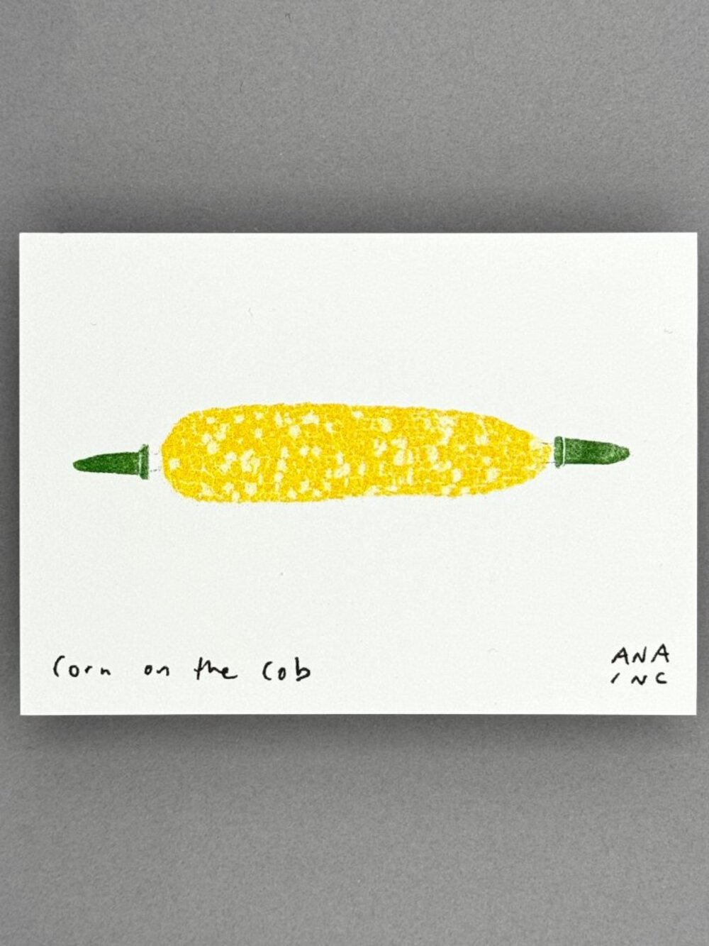 Ana Inciardi Corn on the Cob Mini Art Print